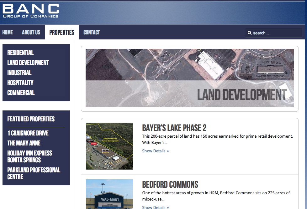 banc development page